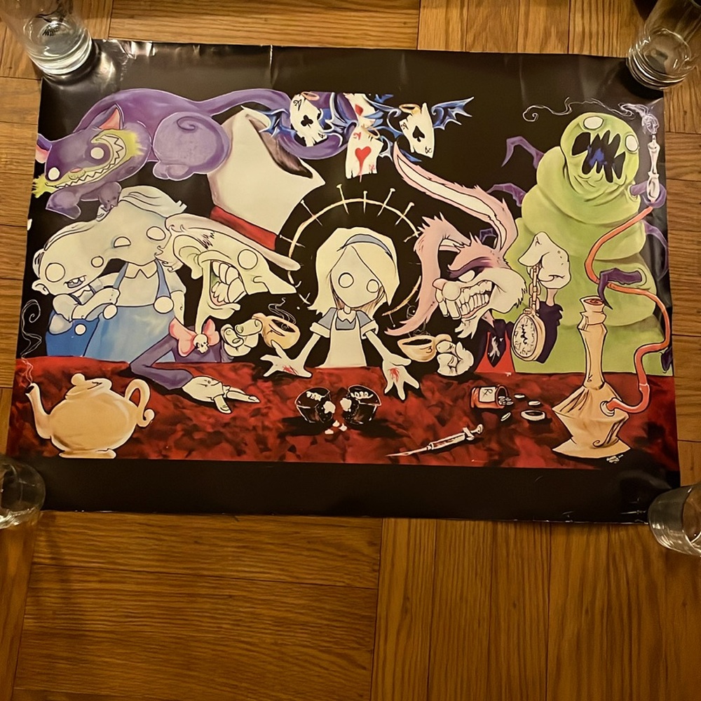 Alice in Wonderland fan art poster